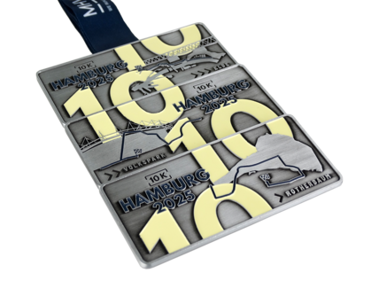 Médaille en fragments