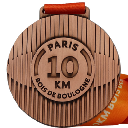 Médaille Paris 10km Bois de Boulogne