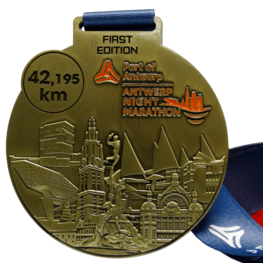 Médaille Antwerp Night Marathon