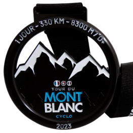 Mont Blanc cyclo médaille