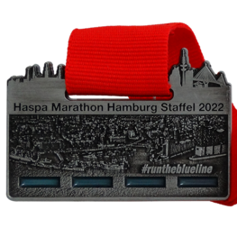 Médaille semi marathon Hamburg