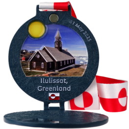 Médaille Iceford Midnight Marathon