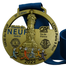 Médaille Mairie du neuf Paris