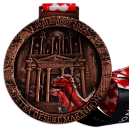 Marathon médaille Petra Desert