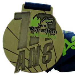 Médaille Semi Marathon de Nivelles