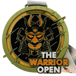 Medaille avec effet vitrail The Warrior Open